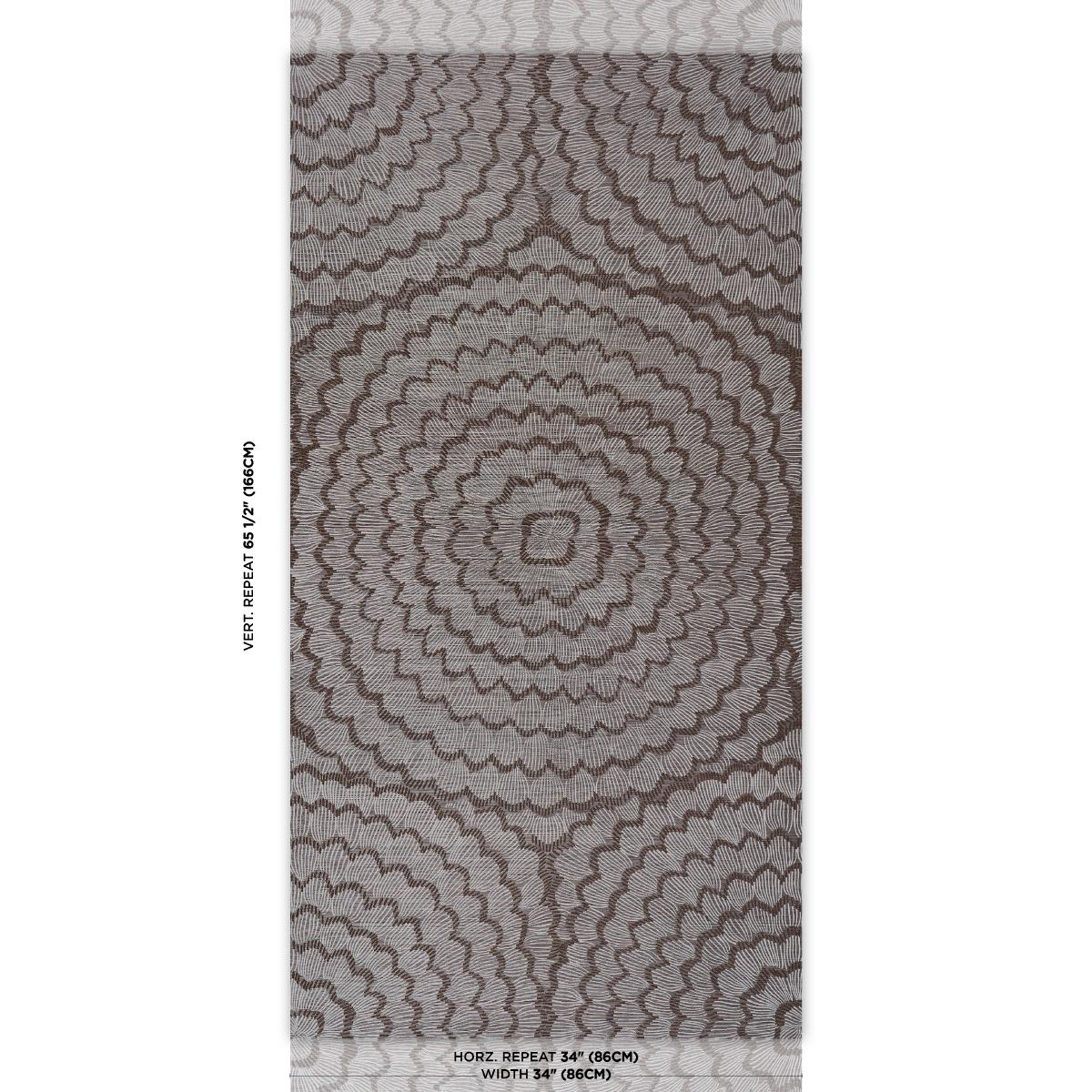 Schumacher Feather Bloom Sisal Haze Wallpaper