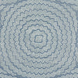 Schumacher Feather Bloom Sisal Cornflower Wallpaper