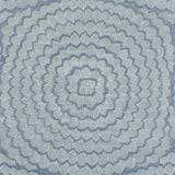 Schumacher Feather Bloom Sisal Cornflower Wallpaper