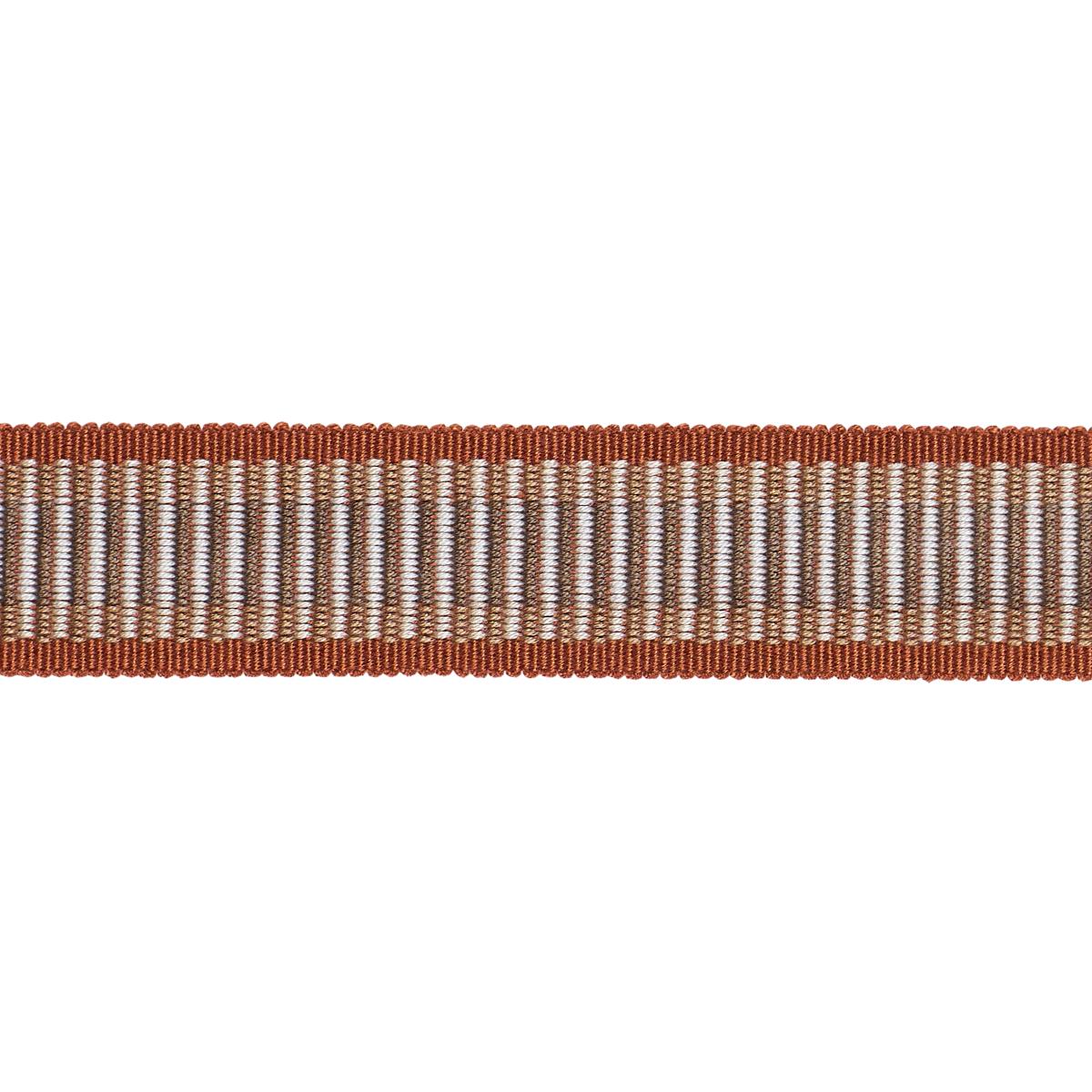 Schumacher Red Litchfield Braid