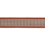Schumacher Red Litchfield Braid
