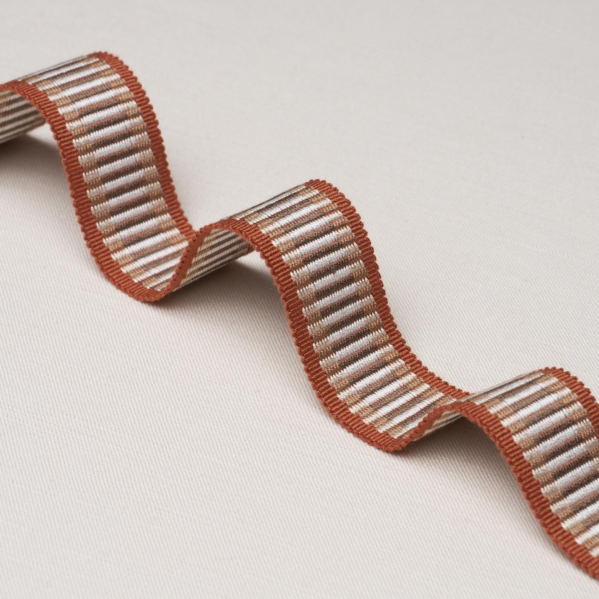 Schumacher Red Litchfield Braid