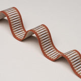 Schumacher Red Litchfield Braid