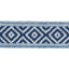 Schumacher Indigo Larson Handwoven Tape