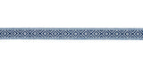 Schumacher Indigo Larson Handwoven Tape