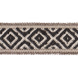Schumacher Brown Larson Handwoven Tape