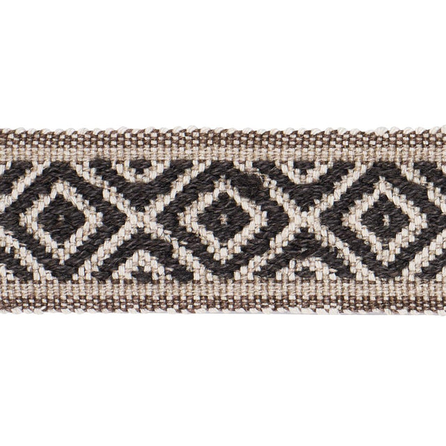 Schumacher Brown Larson Handwoven Tape