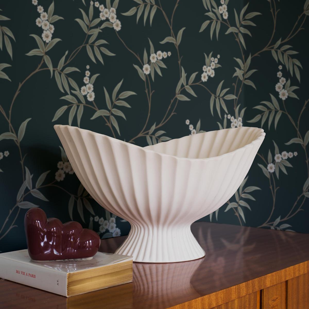 Schumacher Floral Tree Spruce Wallpaper