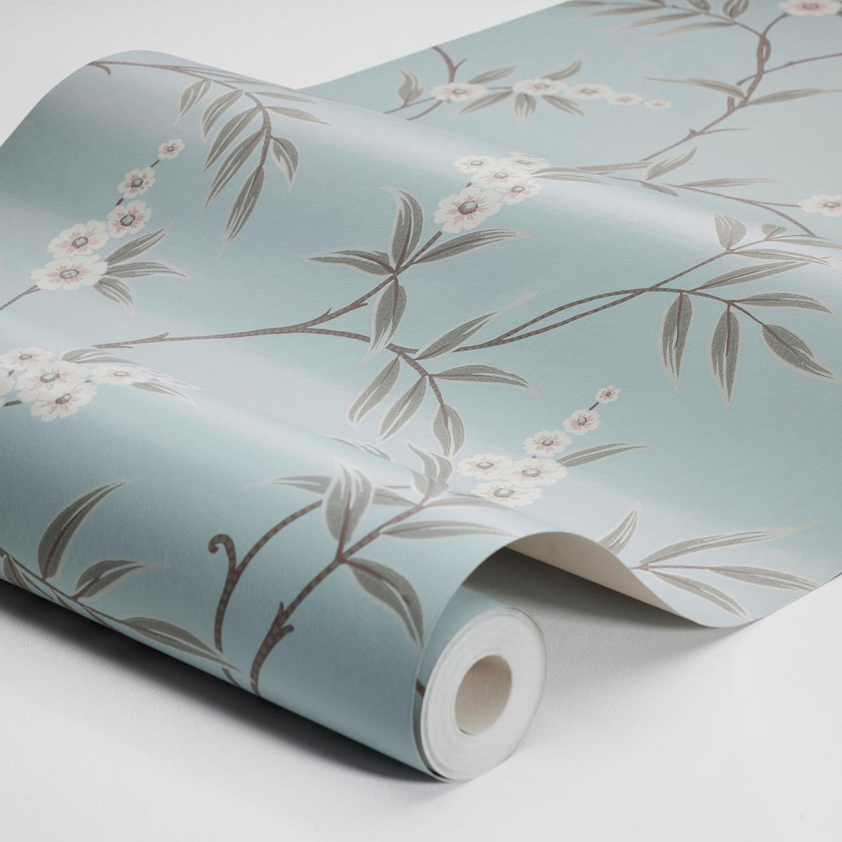 Schumacher Floral Tree Sky Wallpaper