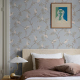 Schumacher Floral Tree Sky Wallpaper