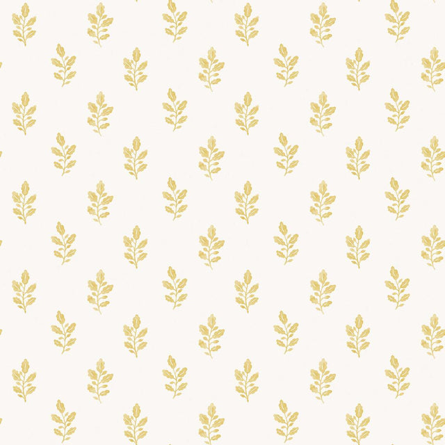 Schumacher Little Oak Yellow Wallpaper