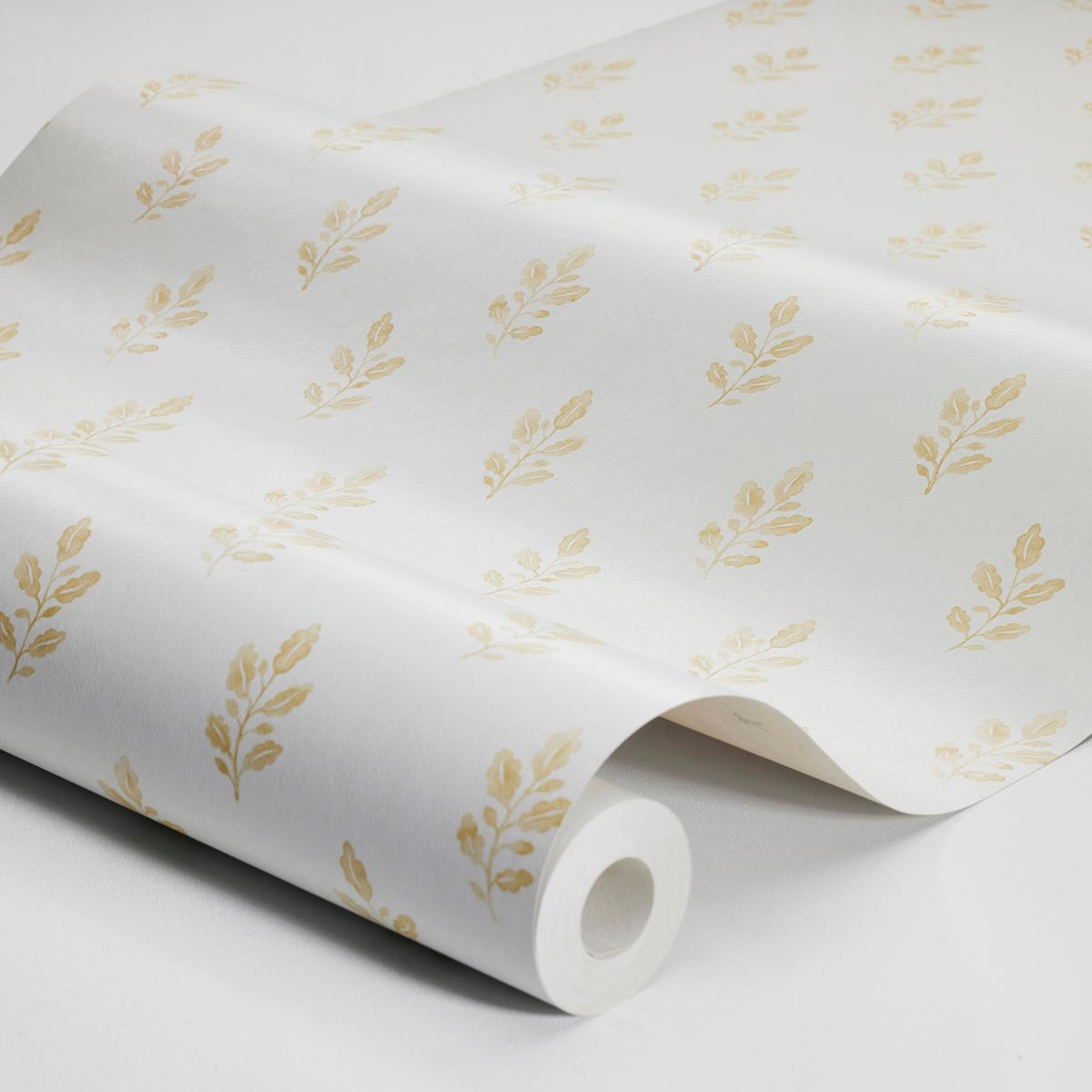 Schumacher Little Oak Yellow Wallpaper
