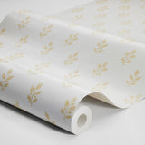 Schumacher Little Oak Yellow Wallpaper