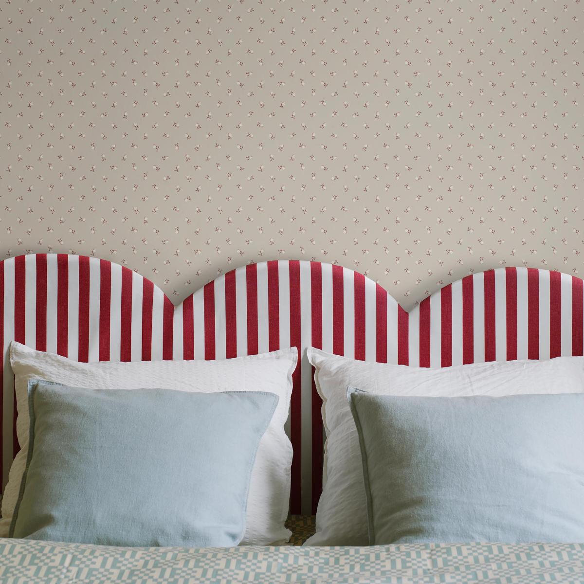 Schumacher Petite Chérie Neutral Wallpaper