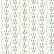 Schumacher Flower Buds Blue Wallpaper