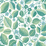 Schumacher Elm Tree Blue And Green Wallpaper