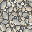 Schumacher Elm Tree Charcoal And Neutral Wallpaper