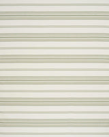 Schumacher Solana Stripe Indoor/Outdoor Green Fabric