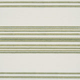 Schumacher Solana Stripe Indoor/Outdoor Green Fabric