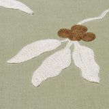 Schumacher Lilla Embroidery Olive Fabric