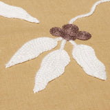 Schumacher Lilla Embroidery Ochre Fabric