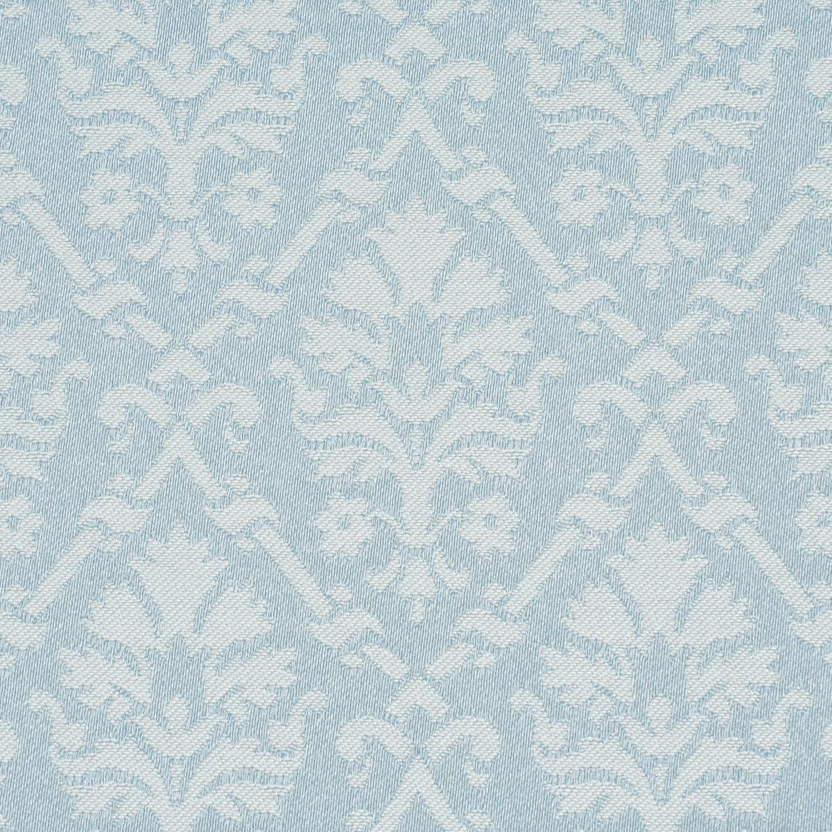 Schumacher Grant Damask Robin'S Egg Fabric
