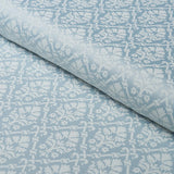 Schumacher Grant Damask Robin'S Egg Fabric