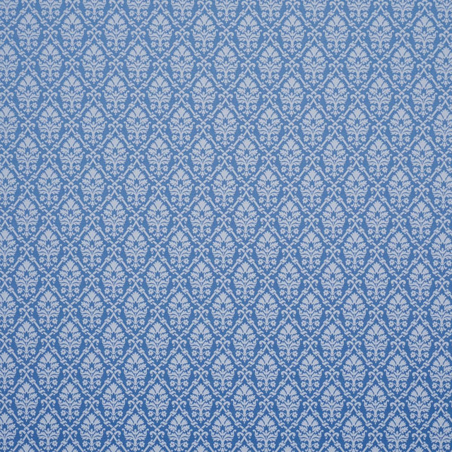 Schumacher Grant Damask Cobalt Fabric