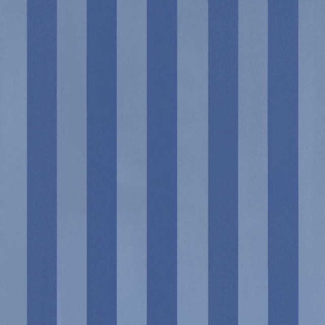 Schumacher Roosevelt Awning Stripe Cobalt Fabric