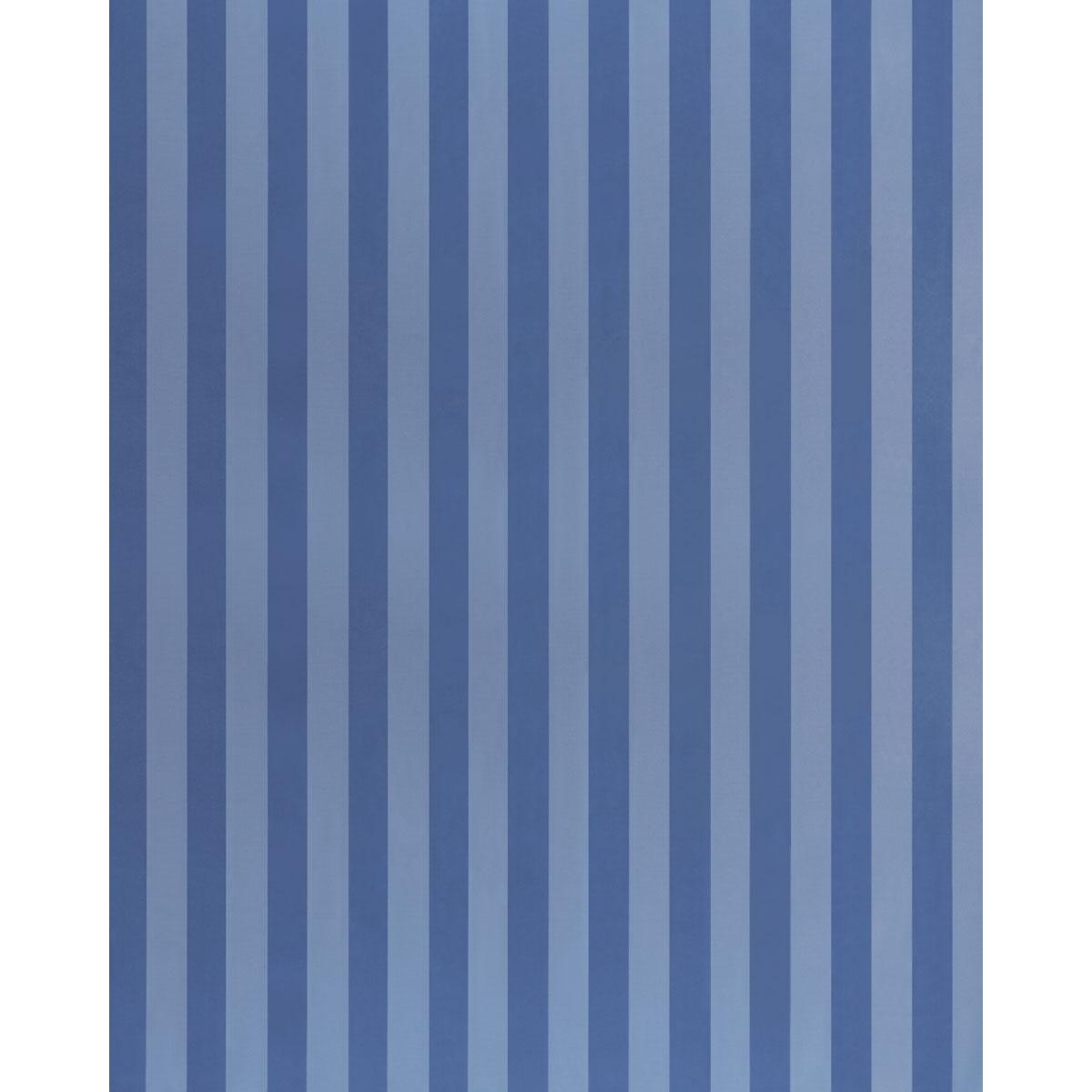 Schumacher Roosevelt Awning Stripe Cobalt Fabric