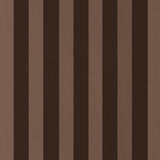 Schumacher Roosevelt Awning Stripe Brown Fabric