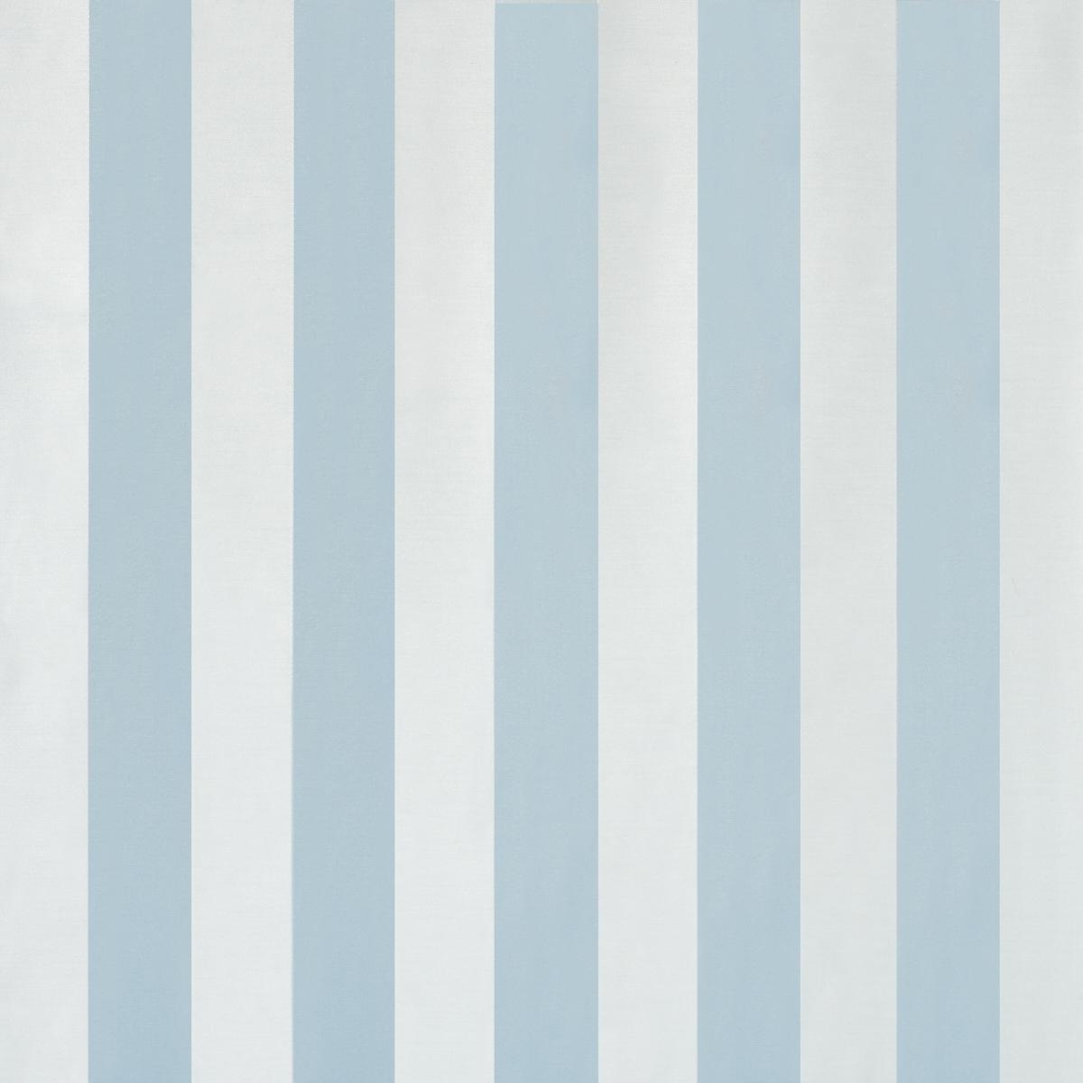 Schumacher Roosevelt Awning Stripe Robin'S Egg Fabric