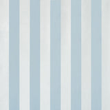 Schumacher Roosevelt Awning Stripe Robin'S Egg Fabric