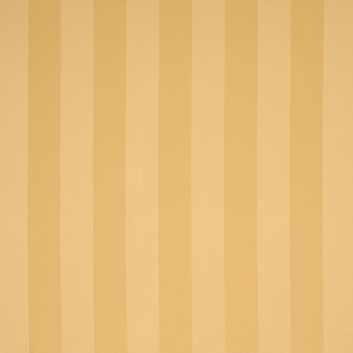 Schumacher Roosevelt Awning Stripe Gold Fabric