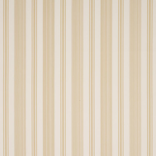Schumacher Jefferson Tented Stripe Yellow Fabric