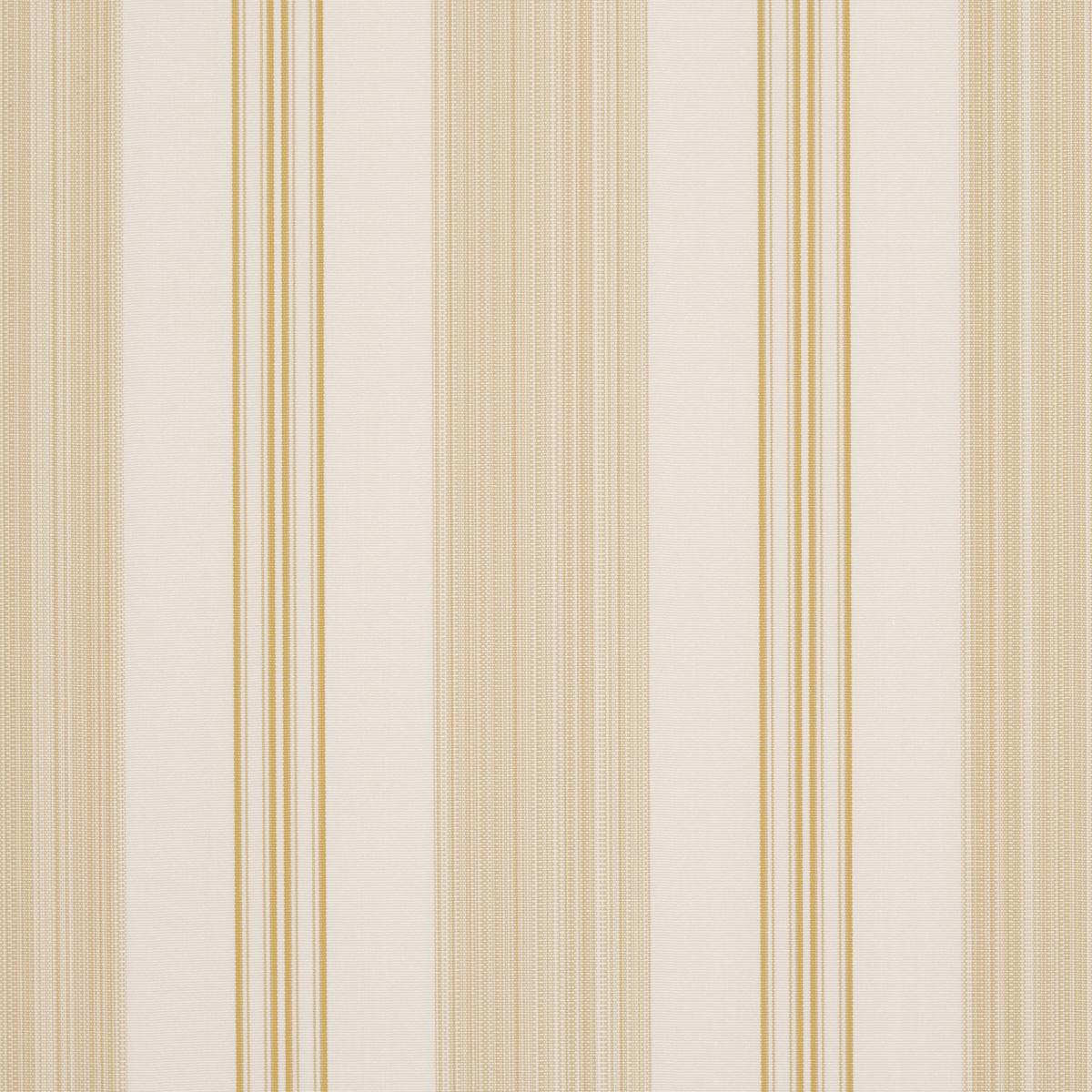Schumacher Jefferson Tented Stripe Yellow Fabric