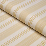 Schumacher Jefferson Tented Stripe Yellow Fabric