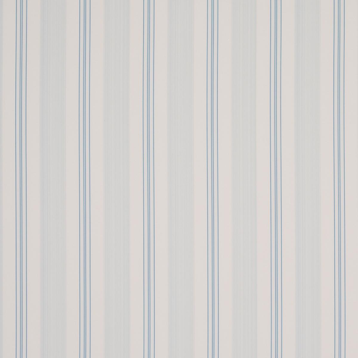 Schumacher Jefferson Tented Stripe Robin'S Egg Fabric