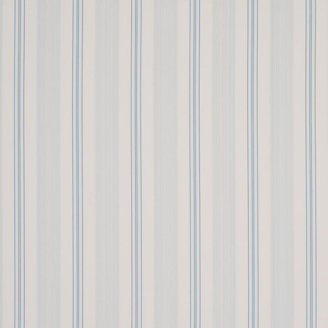 Schumacher Jefferson Tented Stripe Robin'S Egg Fabric