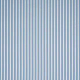 Schumacher Lincoln Small Stripe Blue Fabric
