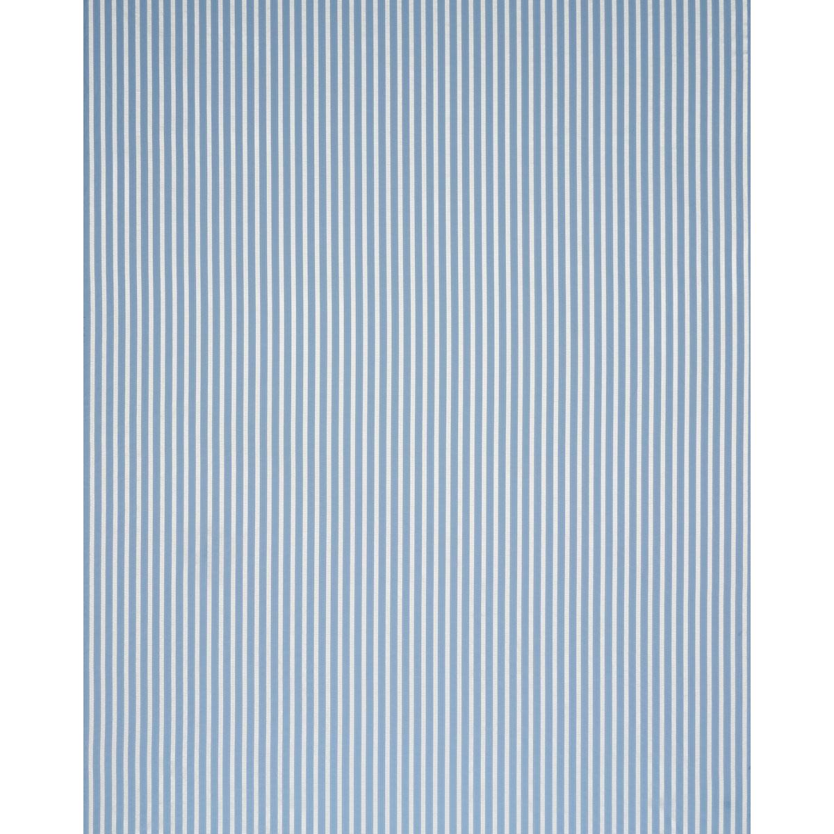 Schumacher Lincoln Small Stripe Blue Fabric