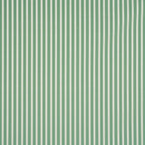 Schumacher Lincoln Small Stripe Green Fabric
