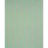 Schumacher Lincoln Small Stripe Green Fabric