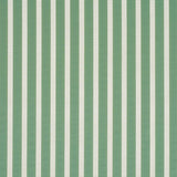 Schumacher Lincoln Small Stripe Green Fabric