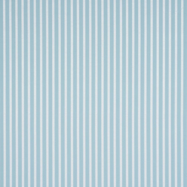 Schumacher Lincoln Small Stripe Robin'S Egg Fabric