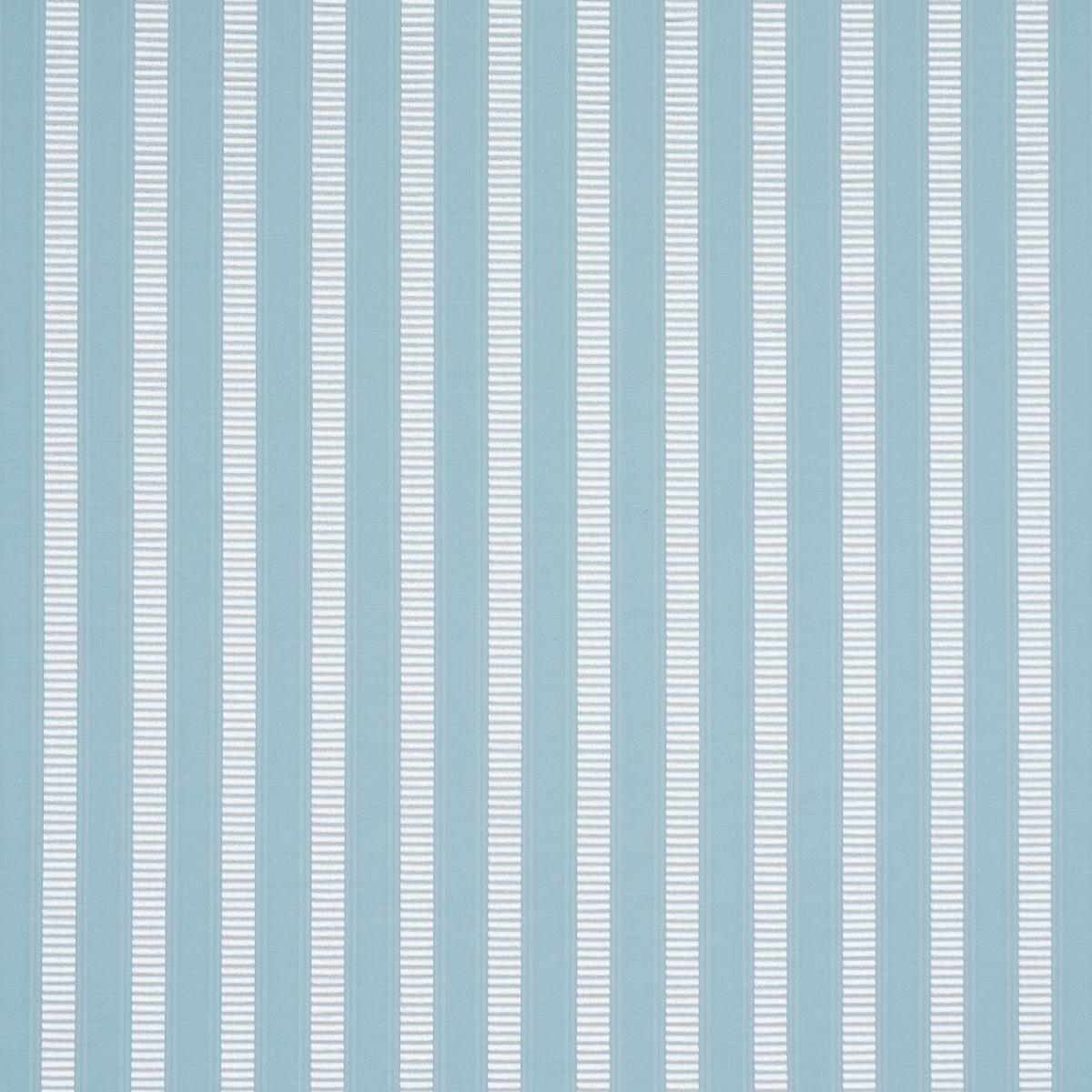 Schumacher Lincoln Small Stripe Robin'S Egg Fabric