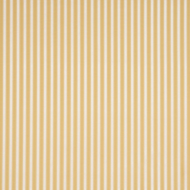 Schumacher Lincoln Small Stripe Yellow Fabric