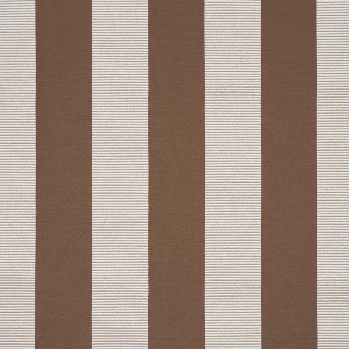 Schumacher Madison Wide Stripe Brown Fabric