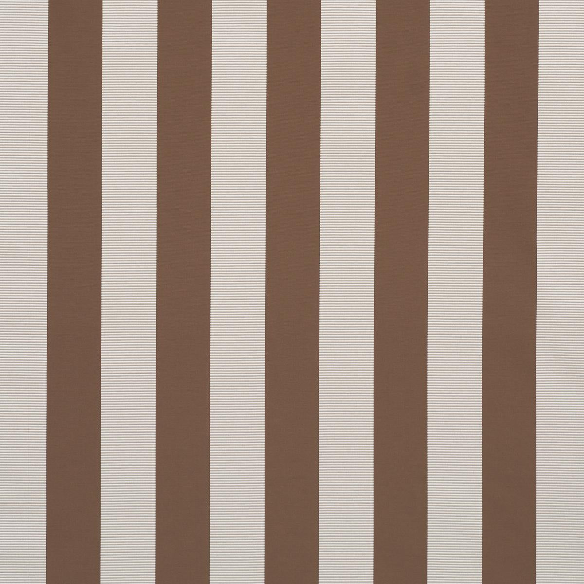 Schumacher Madison Wide Stripe Brown Fabric