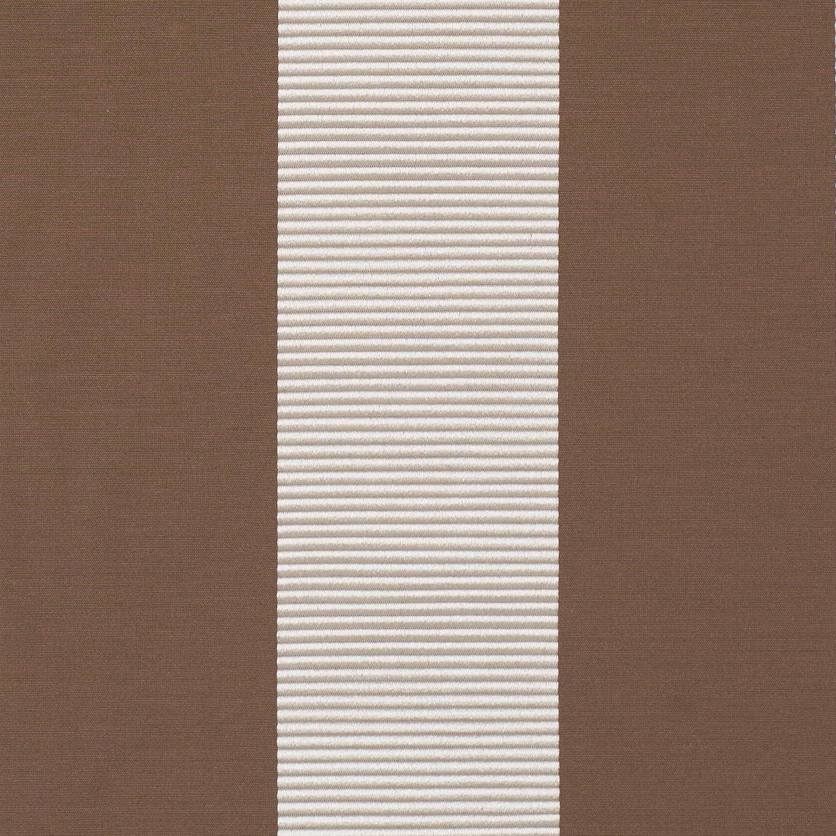 Schumacher Madison Wide Stripe Brown Fabric